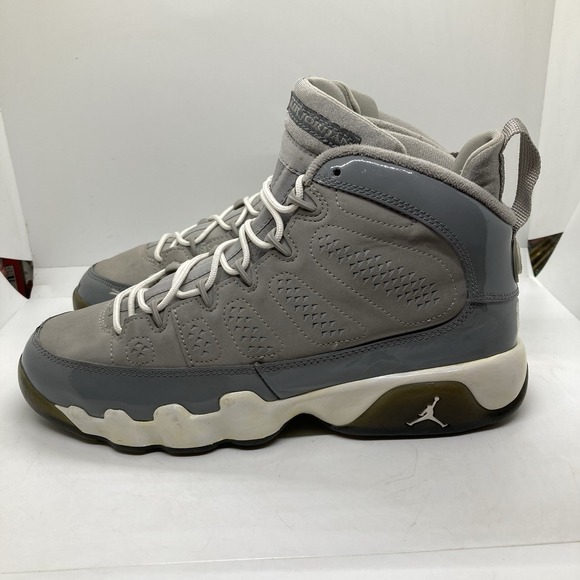 Nike Air Jordan 9 Retro GS Size 7Y Cool Gray 302359 015 Shoes Sneakers - Picture 1 of 11